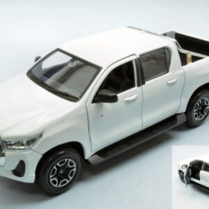Modellino auto scala 1:24 Maisto TOYOTA HILUX WHITE 1:24 diecast modellismo statico
