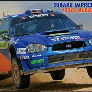 Modellino auto model kit di montaggio Hasegawa SUBARU IMPREZA WRC 2005 2006 ACROPOLIS RALLY 1:24 modellismo