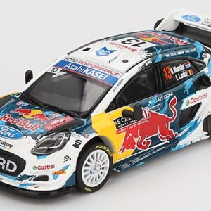 Modellino auto scala 1:64 FORD PUMA M-SPORTFORD WRT RALLY MONTE CARLO 2024 modellismo