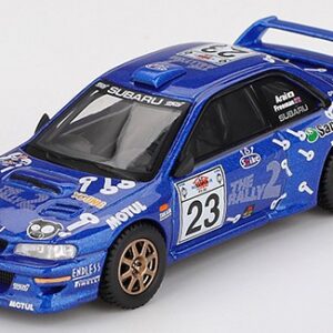 Modellino auto scala 1:64 SUBARU IMPREZA WRC99 ACROPOLIS RALLY 2000 modellismo