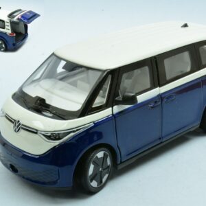 Modellino auto scala 1:24 VW ID BUZZ van BLUE diecast modellismo statico