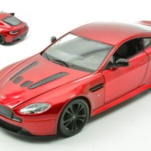 Modellino auto scala 1:24 ASTON MARTIN VANTAGE RED  diecast modellismo statico