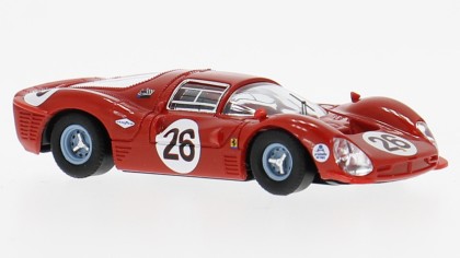 Modellino auto scala 1:87 FERRARI 330P3 SPIDER DAYTONA 1967 P.RODRIGUEZ-J.GUICHET 1:87 racing modellismo