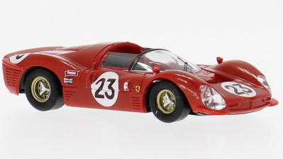 Modellino auto scala 1:87 Brekina  FERRARI 330P3 SPIDER N.23 DAYTONA 1967 L.BANDINI-C.AMON 1:87 racing modellismo