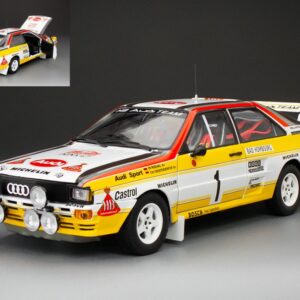 Modellino auto rally scala 1:18 SunStar  AUDI QUATTRO A2 N.1 WINNER RALLY MONTE CARLO 1984 ROHRL-GEISTDORFER modellismo