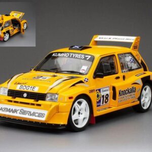 Modellino auto rally scala 1:18 MG METRO 6r4 N.18 RALLY INT.TOPAZDONEGAL 2010 BOGLE-SHERRY modellismo