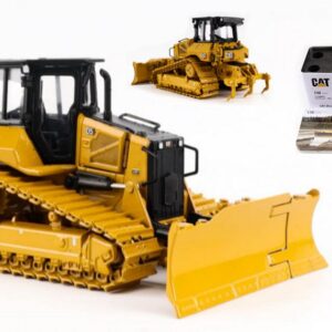 Modellino ruspa Diecast Master CAT D5 LGP TRACK TYPE TRACTOR VPAT BLADE 1:50 modellismo statico