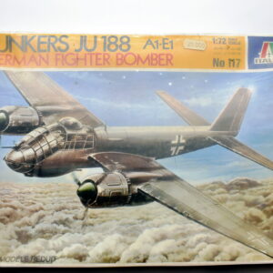 Modellini aerei model kit montaggi JUNKERS JU 188 A1-E1 GERMAN FIGHTER BOMBER italeri scala 1:72 modellismo