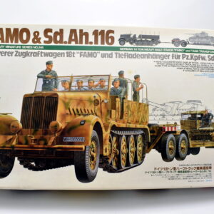 Modellino model kit montaggio carri armati tank FAMO E SD AH 116 tamiya scala 1:35 modellismo