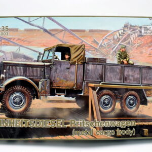 Modellino model kit montaggio carri armati tank EINHEITSDIESEL PRITSCHENWAGEN ibg models scala 1:35 modellismo