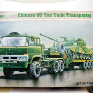 Modellino model kit montaggio carri armati tank CHINESE 50 TON TANK TRANSPORTER trumpeter scala 1:35 modellismo