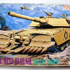 Modellino model kit montaggio carri armati tank M1A1 W MINE PLOUGH DESERT STORM dragon scala 1:35 modellismo