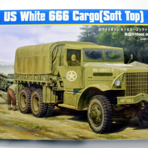 Modellino model kit montaggio carri armati tank US WHITE 666 CARGO SOFT TOP hobby boss scala 1:35 modellismo