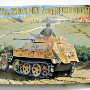 Modellino model kit montaggio carri armati tank SD.KFZ 250/9 NEU 2CM RECONNAISSANCE dragon scala 1:35 modellismo