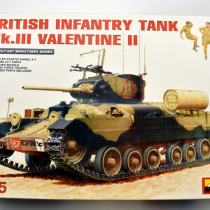 Modellino model kit montaggio carri armati tank BRITISH INFANTRY TANK MK.III VALENTINE II miniart scala 1:35 modellismo