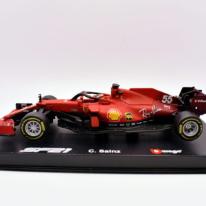 Modellini auto FORMULA 1 scala 1:43 FERRARI SF21 C sainz burago modellismo collezione