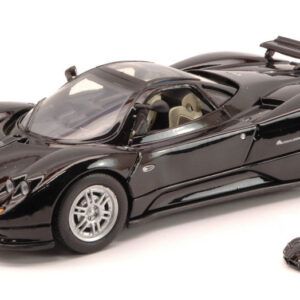 Modellino auto scala 1:24 PAGANI ZONDA F 2009 BLACK diecast modellismo statico