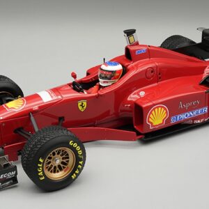 Modellino auto formula 1 F1 scala 1:18 Tecnomodel FERRARI F310 N.1 SPAIN GP 1996 RAIN TYRES M.SCHUMACHER WDRIVER modellismo