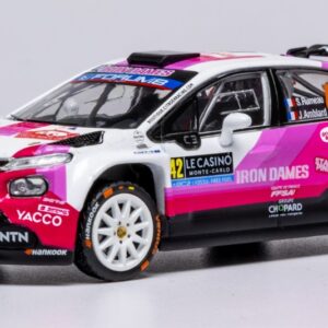 Modellino auto rally scala 1:43 Ixo Model  CITROEN C3 N.42 RALLY2 RALLY MONTE CARLO 2025 RUMEAU-AMBLARD diecast modellismo statico