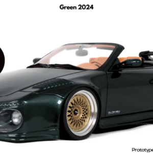Modellino auto scala 1:18 GT Spirit OLD & NEW TOKYO AUTOSALON 2024 GREEN modellismo statico