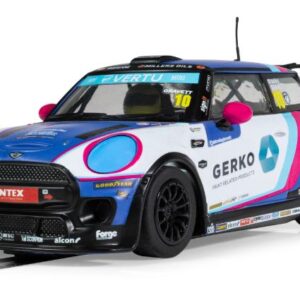 Modellino slot car Scalextric  MINI COOPER F56 BRADLEY GRAVETT 2024 SLOT 1:32 modellismo