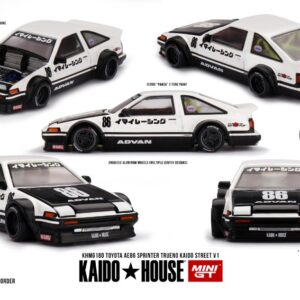 Modellino auto scala tuning 1:64 Mini GT TOYOTA SPRINTER TRUENO AE86 modellismo