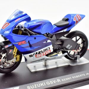 modellini moto scala 1:24 suzuki GSV-R kenny roberts jr. moto gp diecast modellismo da collezione