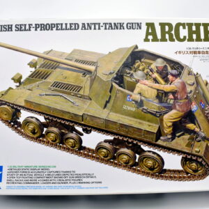 Modellino model kit montaggio carri armati tank BRITISH SELF PROPELLED ANTI TANK GUN ARCHER tamiya scala 1:35 modellismo