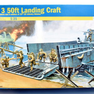 Modellino model kit montaggio LCM 3 50FT LANDING CRAFT italeri 1:35 modellismo