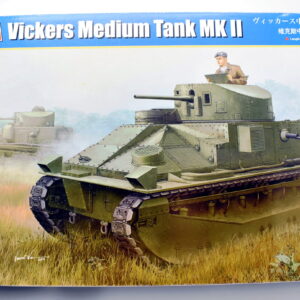 Modellino model kit montaggio carri armati tank VICKERS MEDIUM TANK MK II hobby boss scala 1:35 modellismo
