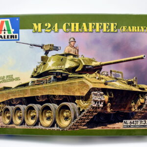 Modellino model kit montaggio carri armati tank M24 CHAFFEE italeri scala 1:35 modellismo