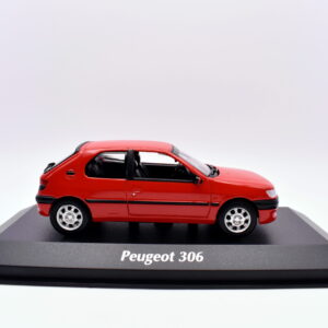 Modellino auto scala 1:43 peugeot 306 maxichamps diecast modellismo da collezione