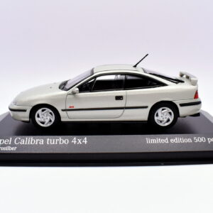 Modellino auto scala 1:43 opel calibra turbo 4x4 minichamps diecast modellismo da collezione
