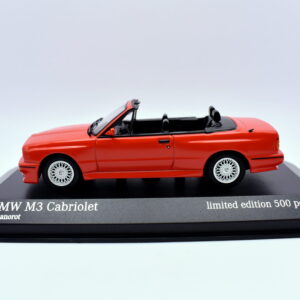 Modellino auto scala 1:43 BMW M3 cabriolet minichamps diecast modellismo da collezione