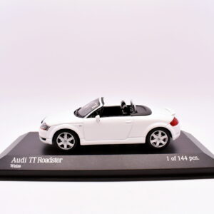 Modellino auto scala 1:43 audi TT roadster weiss minichamps diecast modellismo da collezione