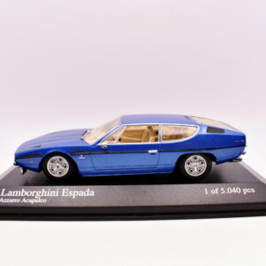 Modellino auto scala 1:43 lamborghini espada minichamps diecast modellismo da collezione