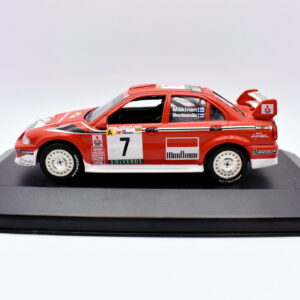 Modellino auto mitsubishi lancer evo 6 racing rally scala 1:43 diecast modellismo