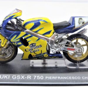 modellini moto scala 1:24 suzuki gsx-r 750 pierfrancesco chili diecast modellismo da collezione