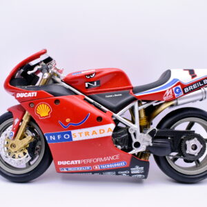 Modellino moto scala 1:12 ducati 996R 998 troy bayliss modellismo motorcycle bike