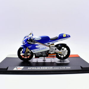 modellini moto scala 1:24 aprilia RSW125 joan olive moto gp diecast modellismo da collezione