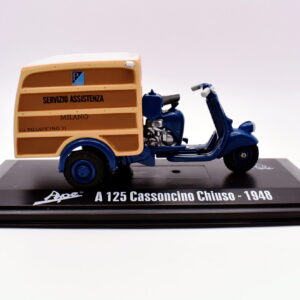 modellino Ape A 125 cassoncino chiuso Scala 1:32 diecast modellismo da collezione edicola