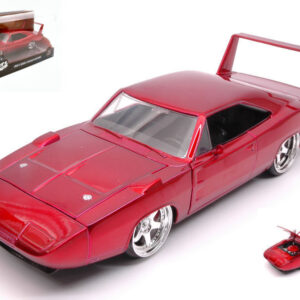 Modellino auto scala 1:24 Jada Toys  DOM'S DODGE CHARGER DAYTONA FAST & FURIOUS 7  RED 1:24 modellismo