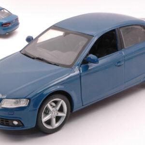 Modellino auto scala 1:24 AUDI A 4 2008 BLUE diecast modellismo statico