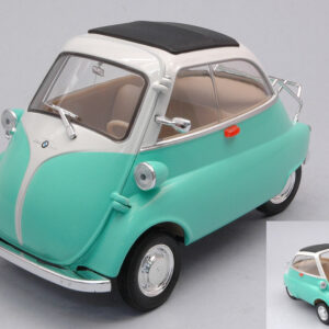 Modellino auto scala 1:18 Welly BMW ISETTA 250 GREENWHITE diecast modellismo statico
