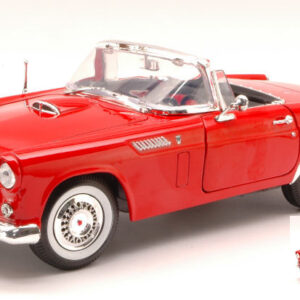 Modellino auto scala 1:18 MotorMax  FORD THUNDERBIRD CABRIOLET RED diecast modellismo statico
