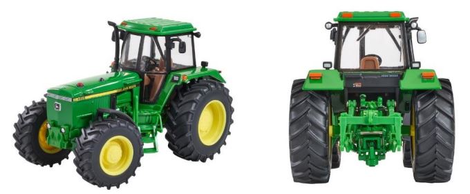 Modellino agricoli Britains TRATTORE JOHN DEERE 4955 scala 1:32 modellismo