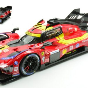 Modellino auto scala 1:18 Burago FERRARI 499P LE MANS 2025 racing modellismo
