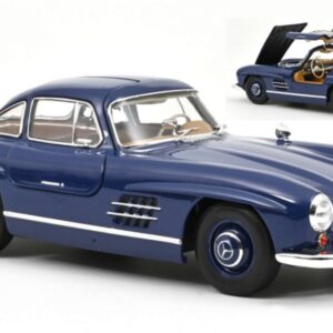Modellino auto scala 1:18 Norev MERCEDES 300 SL 1954 BLUE diecast modellismo statico