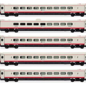 Modellino treno modellismo ferroviario  Rivarossi  FS ETR 460 FRECCIABIANCA 5 UNIT PACK INTERMEDIATE COACHES EP.VI 1:87