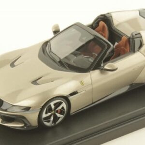 Modellino auto scala 1:43 Looksmart FERRARI 12 CILINDRI SPIDER GRIGIO INGRID modellismo statico